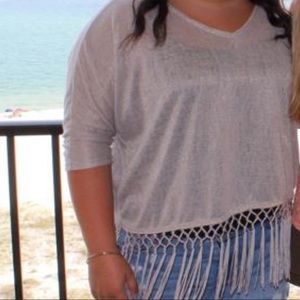 The most fun fringe blouse!